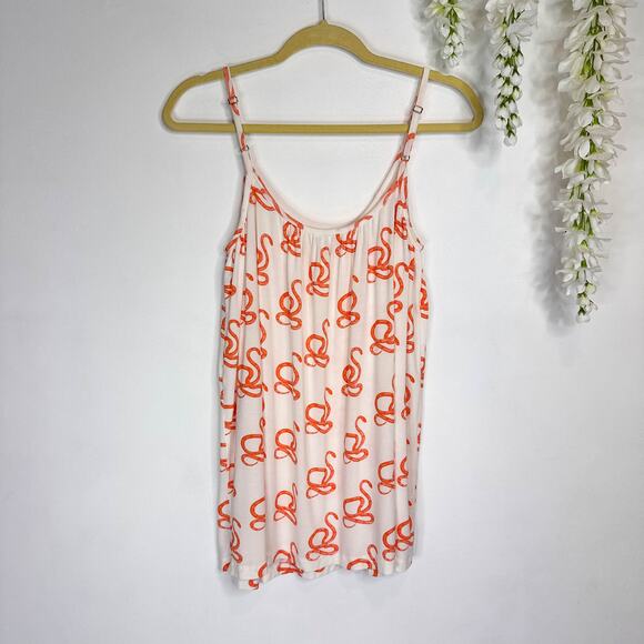 KATE QUINN Reputation Era snake camisole tank top cream orange 3235 - Picture 6 of 6